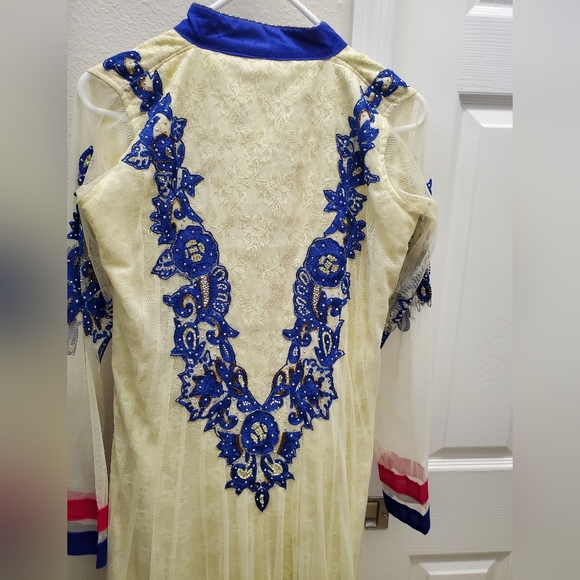 3 Pc Indian Anarkali Formal Outfit - Picture 6 of 8